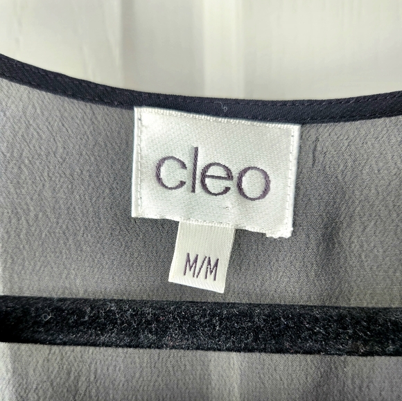 Cleo black Sheer beaded blouse, Bohemian beaded blouse, Size M - Picture 6 of 15